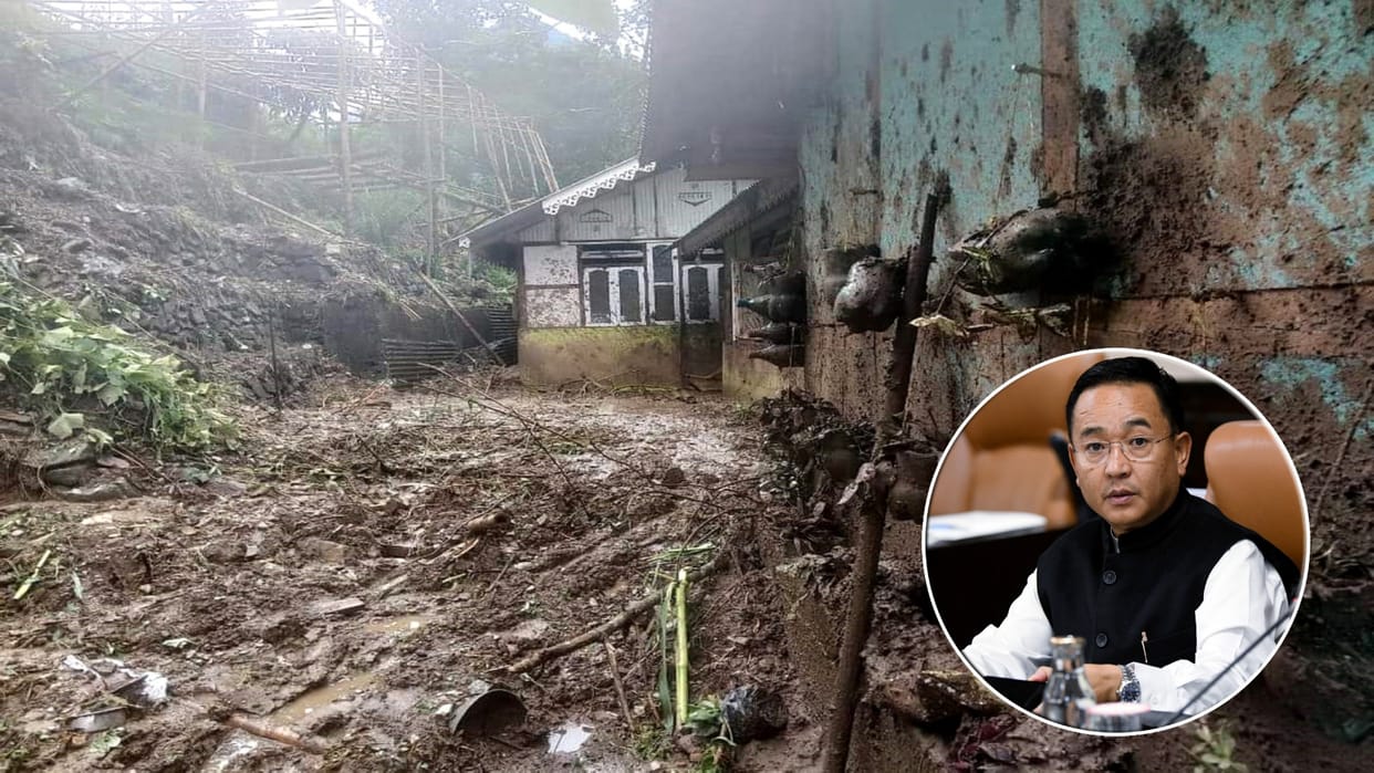 Sikkim: Several people died due to heavy rain, landslide, CM seeks help from centre