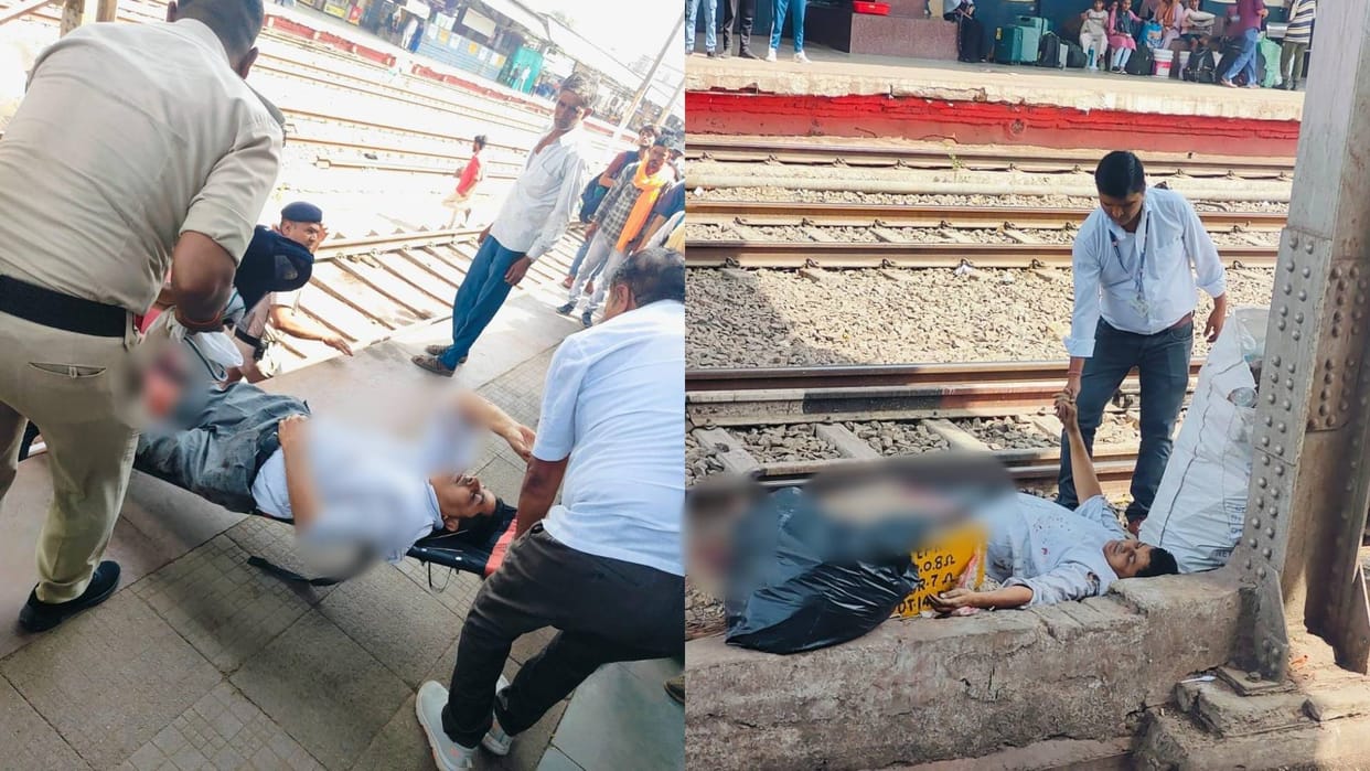MP News TT jumped from bogie of moving train at Gwalior station both legs cut off
