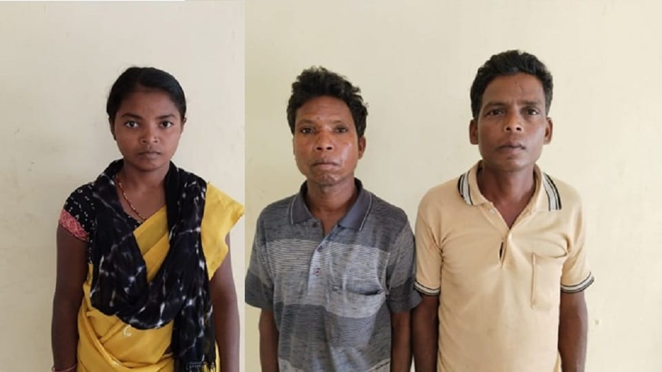 Four Naxalites including LOS commander with a reward of Rs 5 lakh arrested in Bijapur