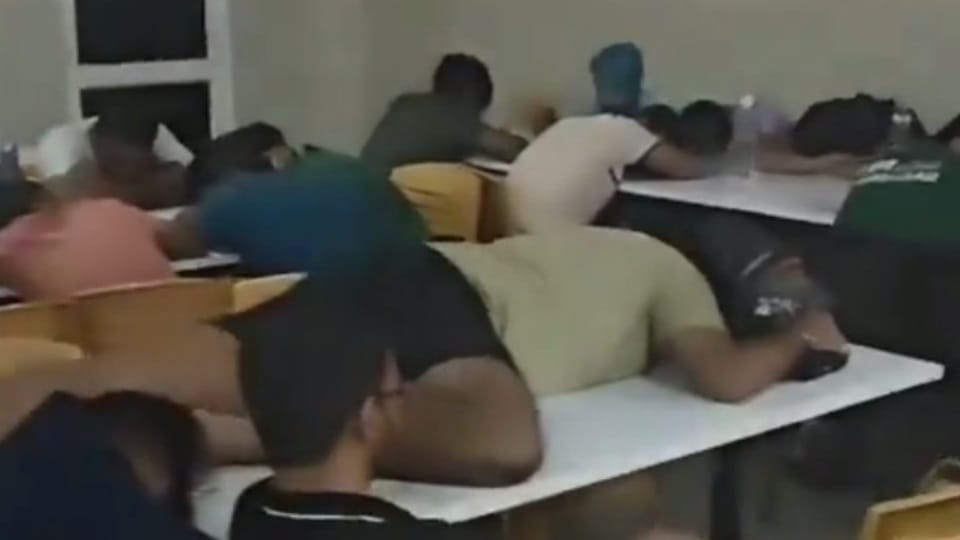 IIM Amritsar students protested against management to get AC in hostel by sleeping in library