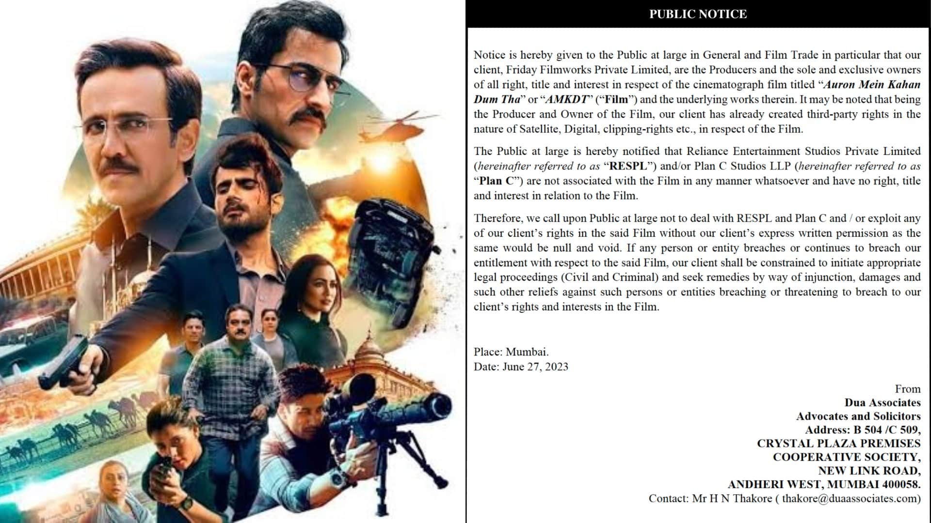 Auron Mein Kahan Dum Tha is director Neeraj pandey’s come back on big screen after gap of six years
