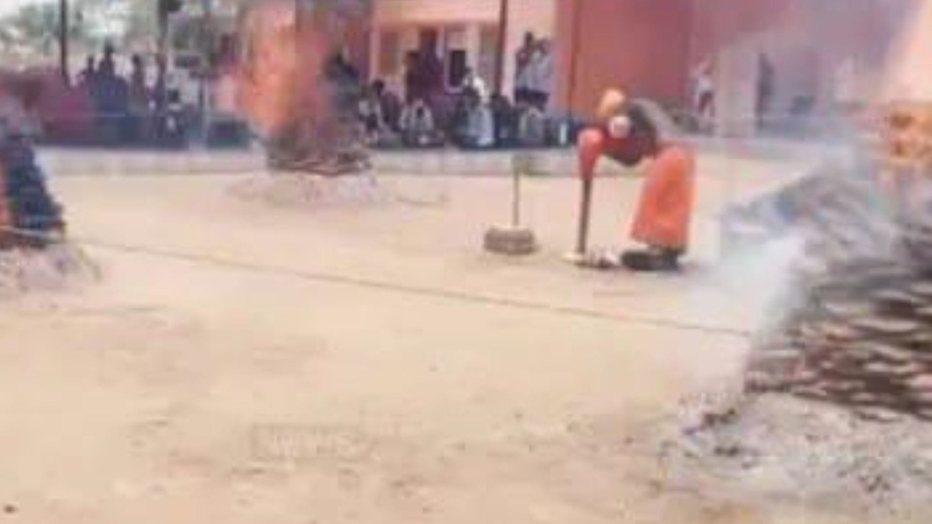 तपस्या करता साधु