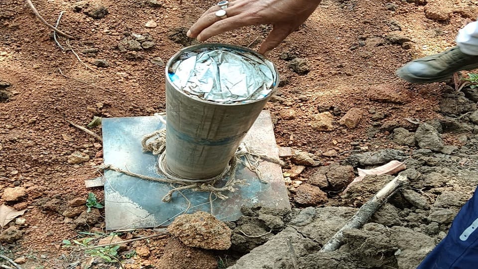 Two pipes and a cooker bomb recovered security forces deactivated them in Bijapur