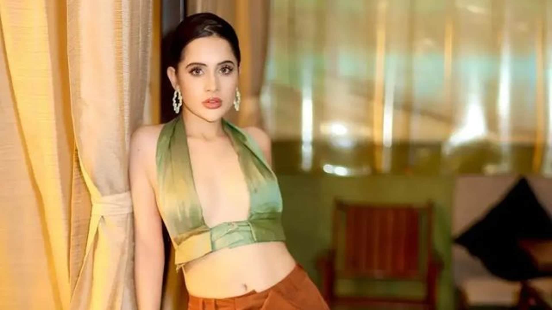 Uorfi Javed and Orry were spotted outside a restaurant in Mumbai both responds on wedding with actress