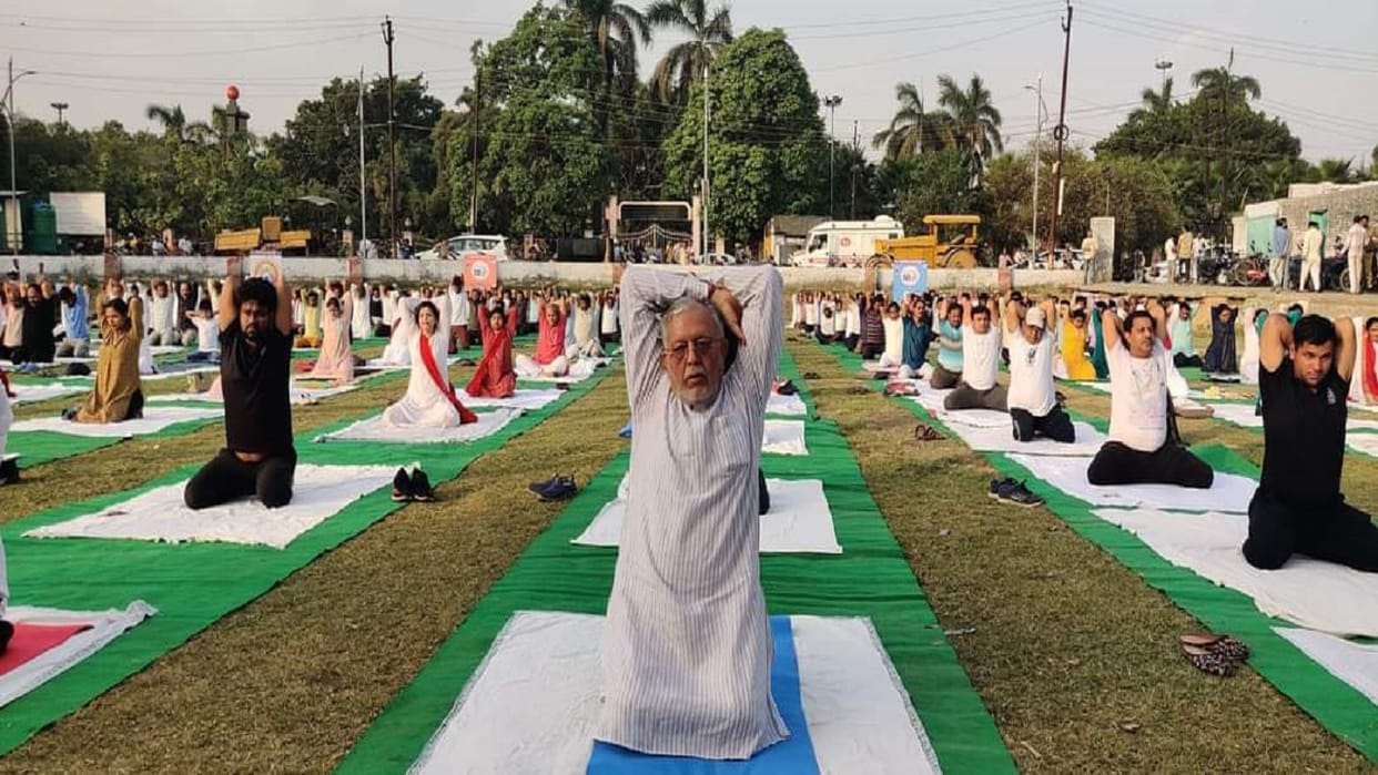 Yoga Day today: Traveling up to 10 kilometers daily... so be cautious