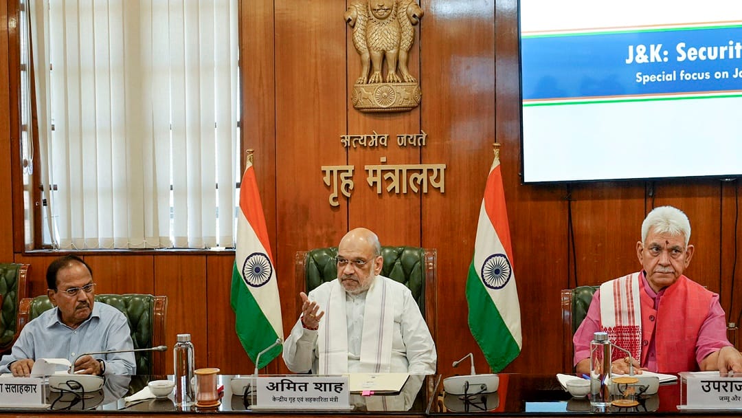 hm amit Shah orders implementation of area domination zero terror plans in Jammu