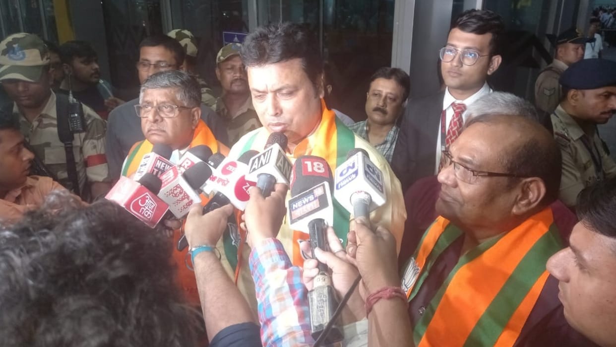 BJP leader Biplab kumar deb challenge Rahul Gandhi to announce Deepender Hooda CM face