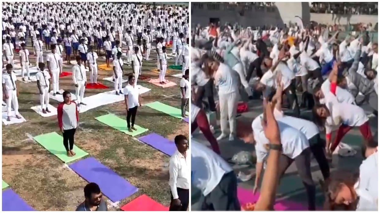 upcoming International Yoga Day on June 21 High Commission of India organized a YOGA EVENT IN UK AND SRILANKA