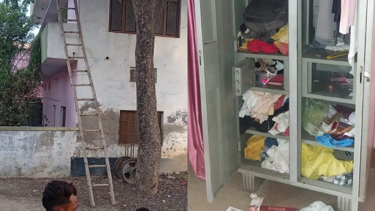Thieves targeted three houses in Oyal area of Lakhimpur kheri
