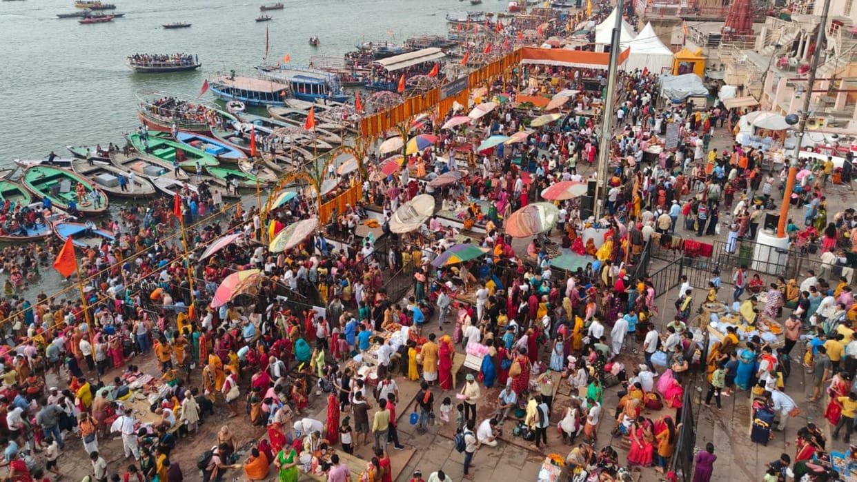 Ganga Dussehra 2024 Varanasi Photos Devotees Took Dip At Ganga Ghats Of Kashi