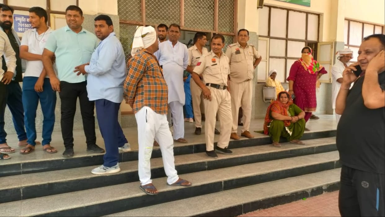 Charkhi Dadri: Helmet hits nursing officer's head