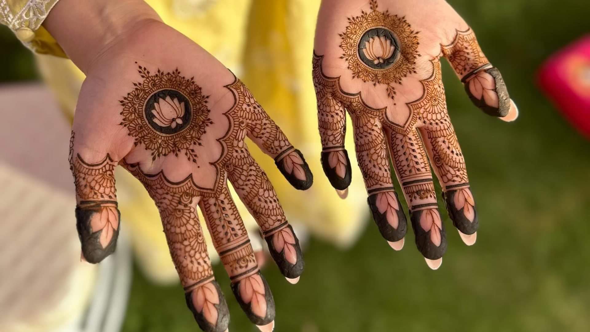 Chaitra Navratri 2025 Ram Navami Special Mehndi Design Ideas Photos