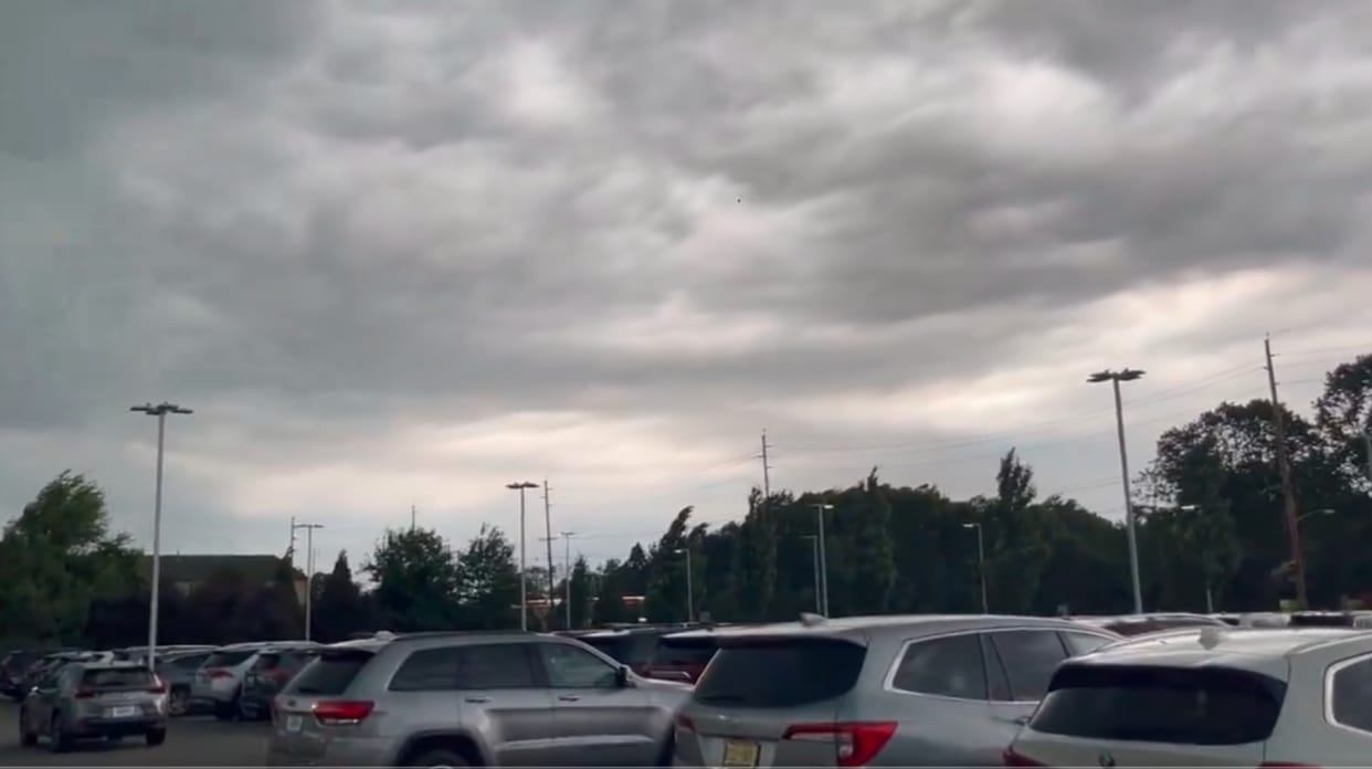 Tornado rips through New Jersey taking down trees and flipping half-dozen cars