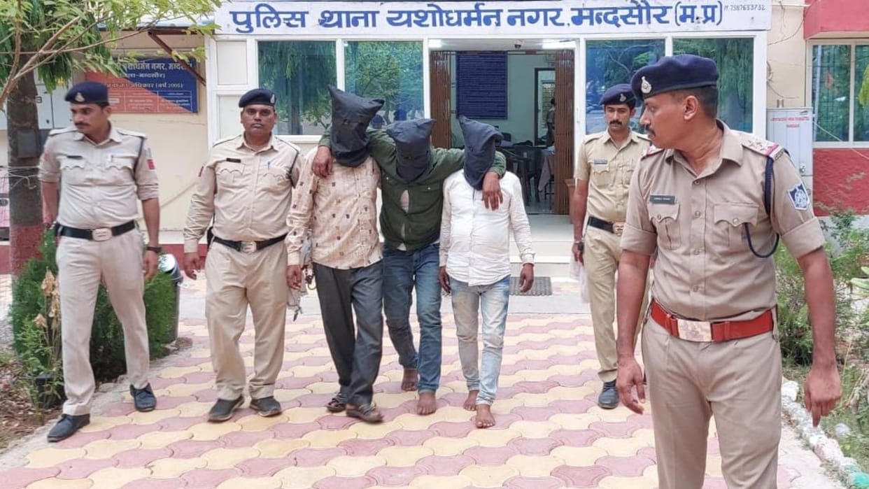 Three absconding accused arrested in cow smuggling case