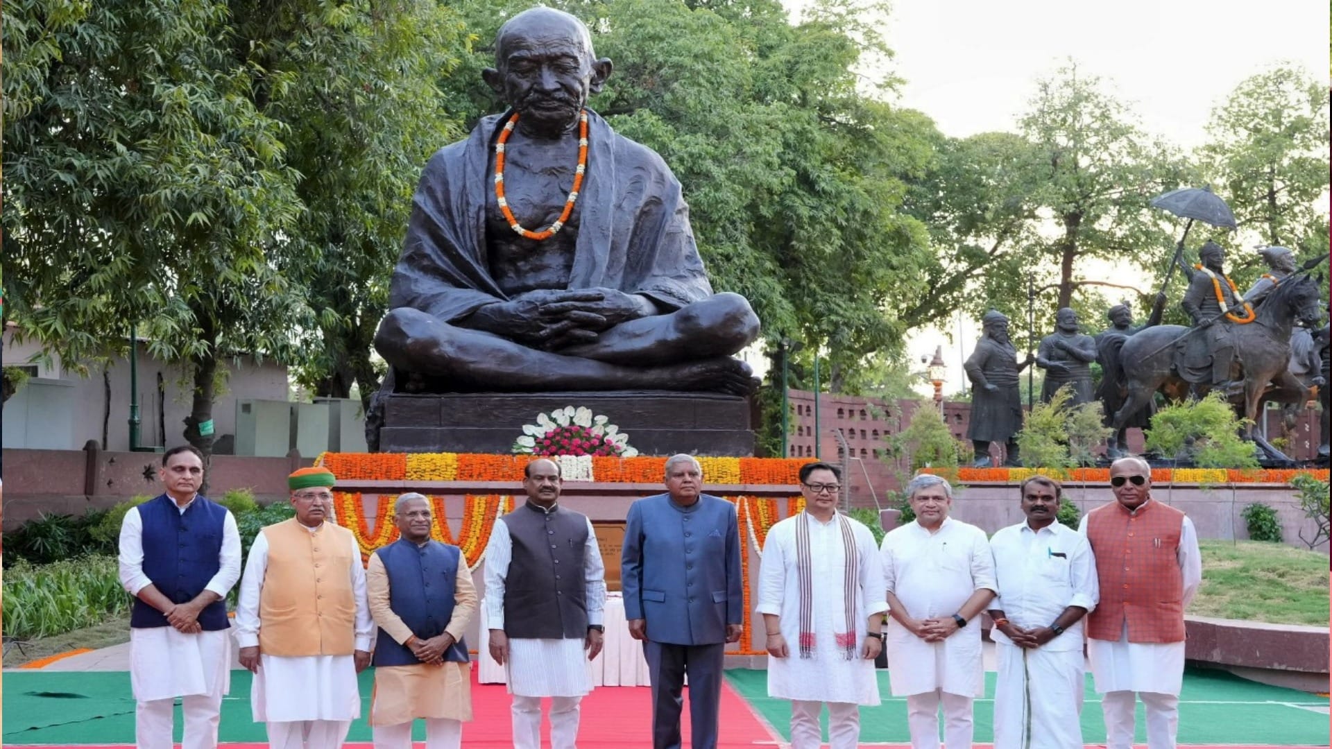 Statues of country's personalities at one place, Prerna Sthal inaugurated in Parliament House complex