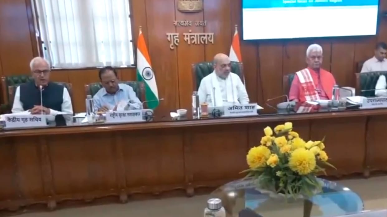 Amit Shah reviews the security situation in Jammu and Kashmir and preparedness for the Amarnath Yatra