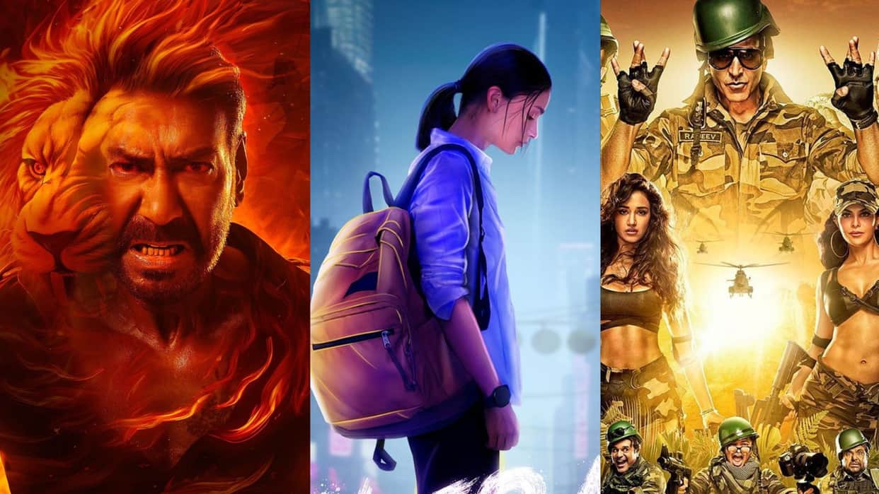 Upcoming Famous Movies in 2024 Raid 2 Stree 2 Sky Force Bhool Bhulaiyaa 2 Singham Again
