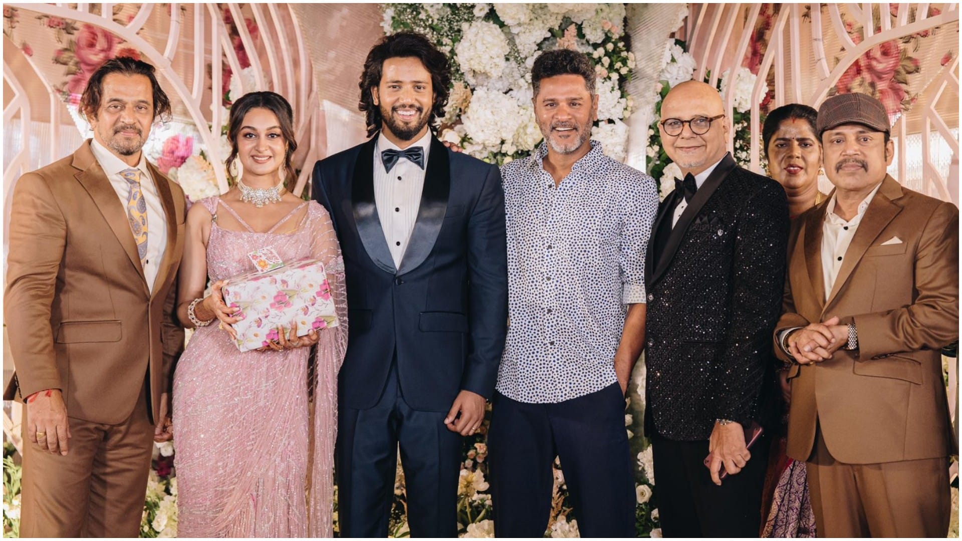 Rajinikanth Jackie Shroff and CM M K Stalin attend Aishwarya Arjun and Umapathy Ramaiah Wedding Reception
