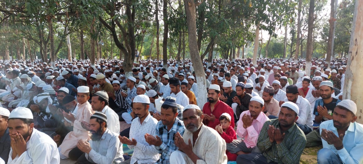 Eid ul Uzha: Namaz was offered in Idgah under tight security in Bijnor