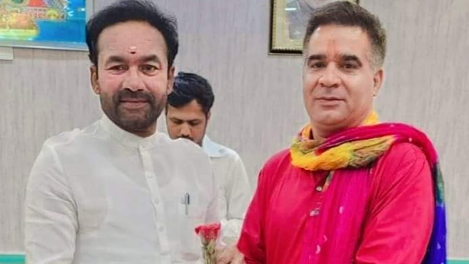 BJP appointed G Krishan Reddy as party in charge of Jammu and Kashmir