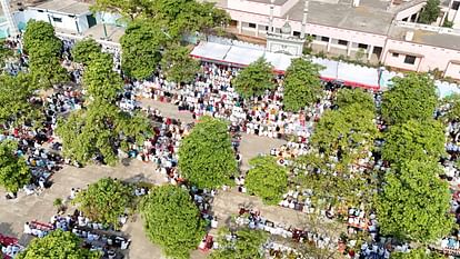 Muslim community offer prayer on bakreed and wishes each other.