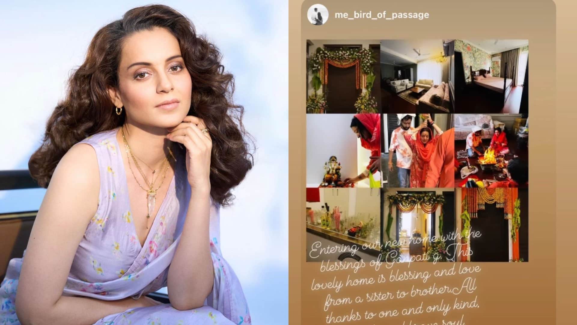 Kangana Ranaut gifted house to newly wed cousin wrote Gurunanak Dev ji said whatever little we have we share