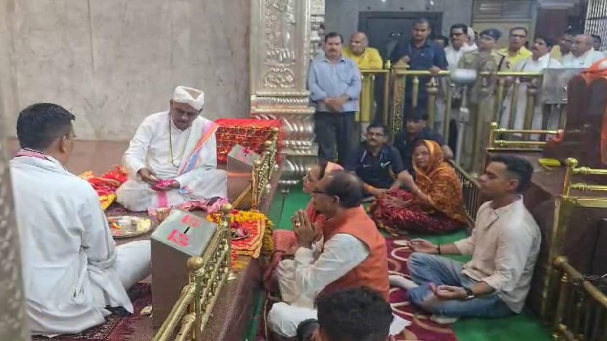Sehore Minister Shivraj Singh reached Vijayasan Dham Says Agriculture is backbone of Indian economy