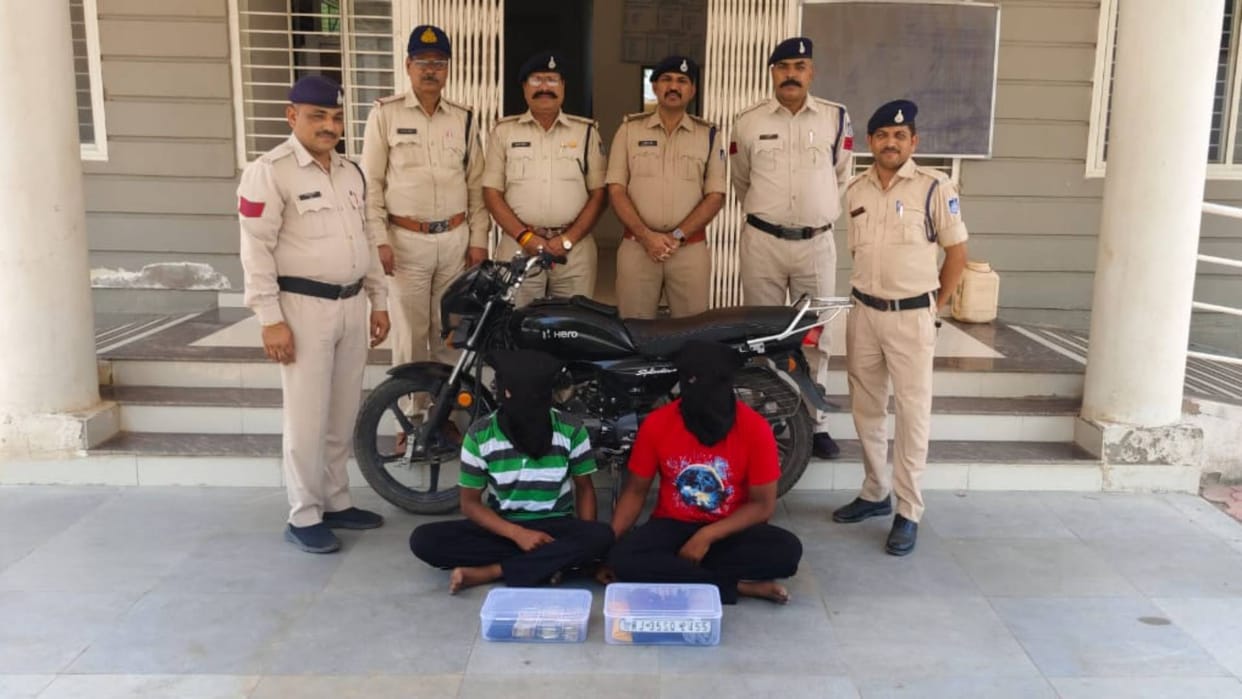 Neemuch Crime Robbery of Rs 3.50 lakh in Jawad revealed two accused from Rajasthan arrested