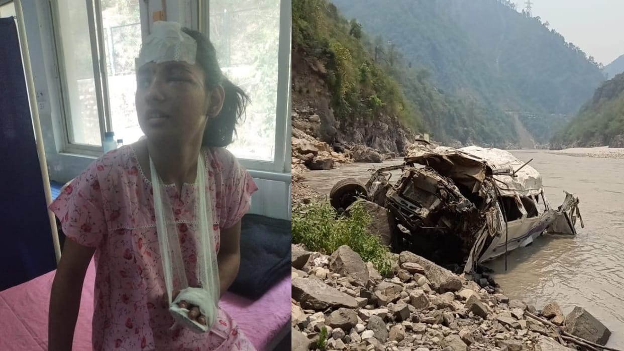 Rudraprayag accident Injured Mahima mother died doctors haven't informed her yet
