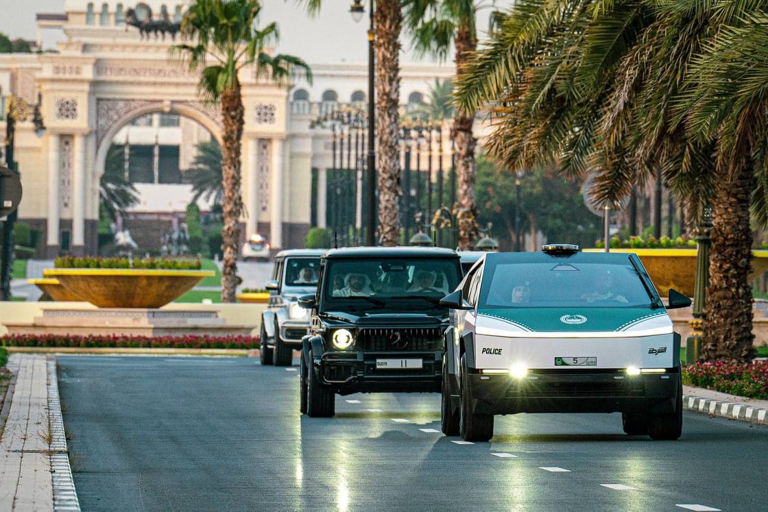 Dubai Police adds Tesla Cybertruck to its luxury patrol fleet