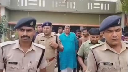 Begusarai: Banned meat found outside temple; Situation tense in village, large number of police deployed