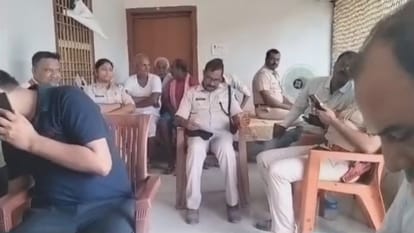 Begusarai: Banned meat found outside temple; Situation tense in village, large number of police deployed