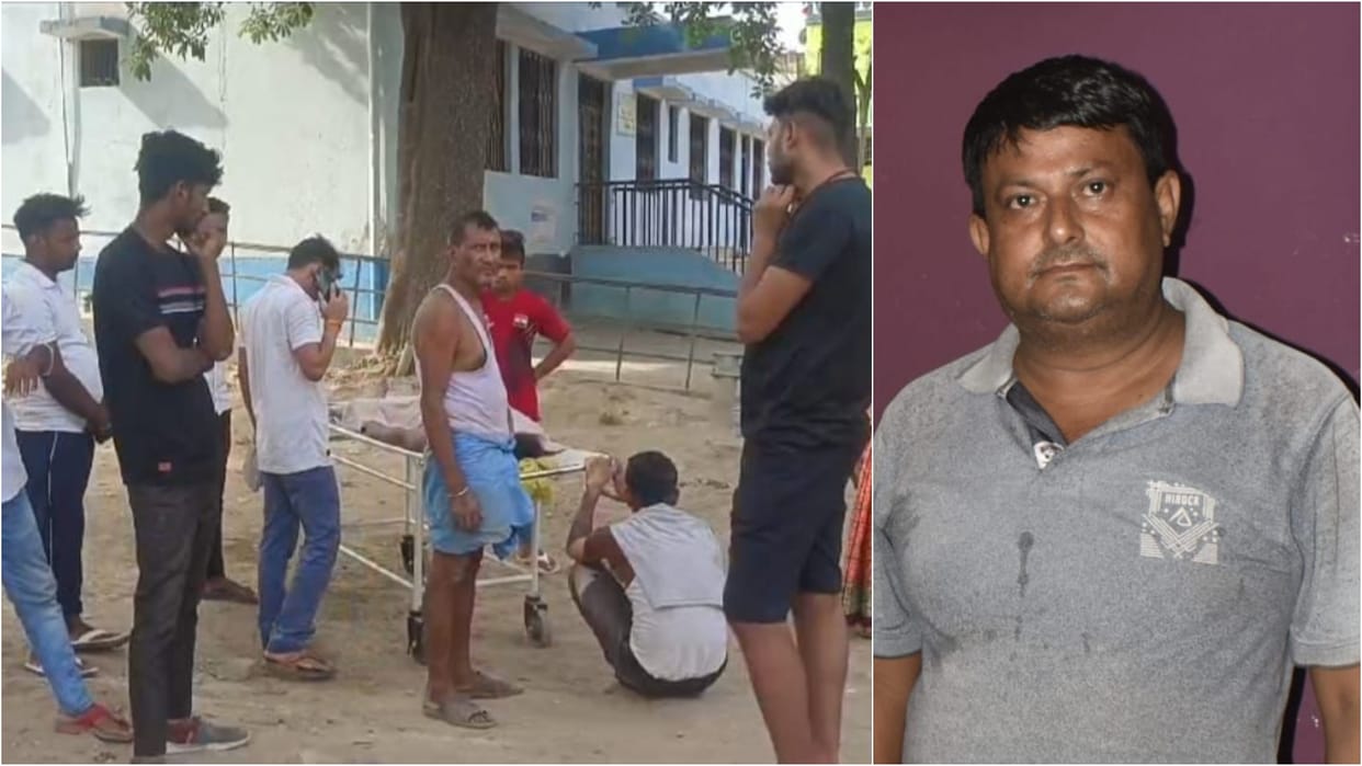 Bihar News : Man died due to electric shock in Bhojpur, people create ruckus over bihar police negligence
