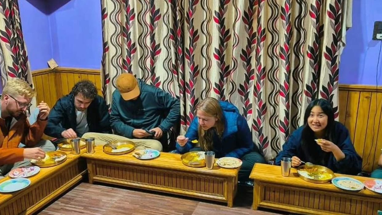Foreign guests are liking herbal tea and Gucchi Kadhi tourists are fond of Pangi