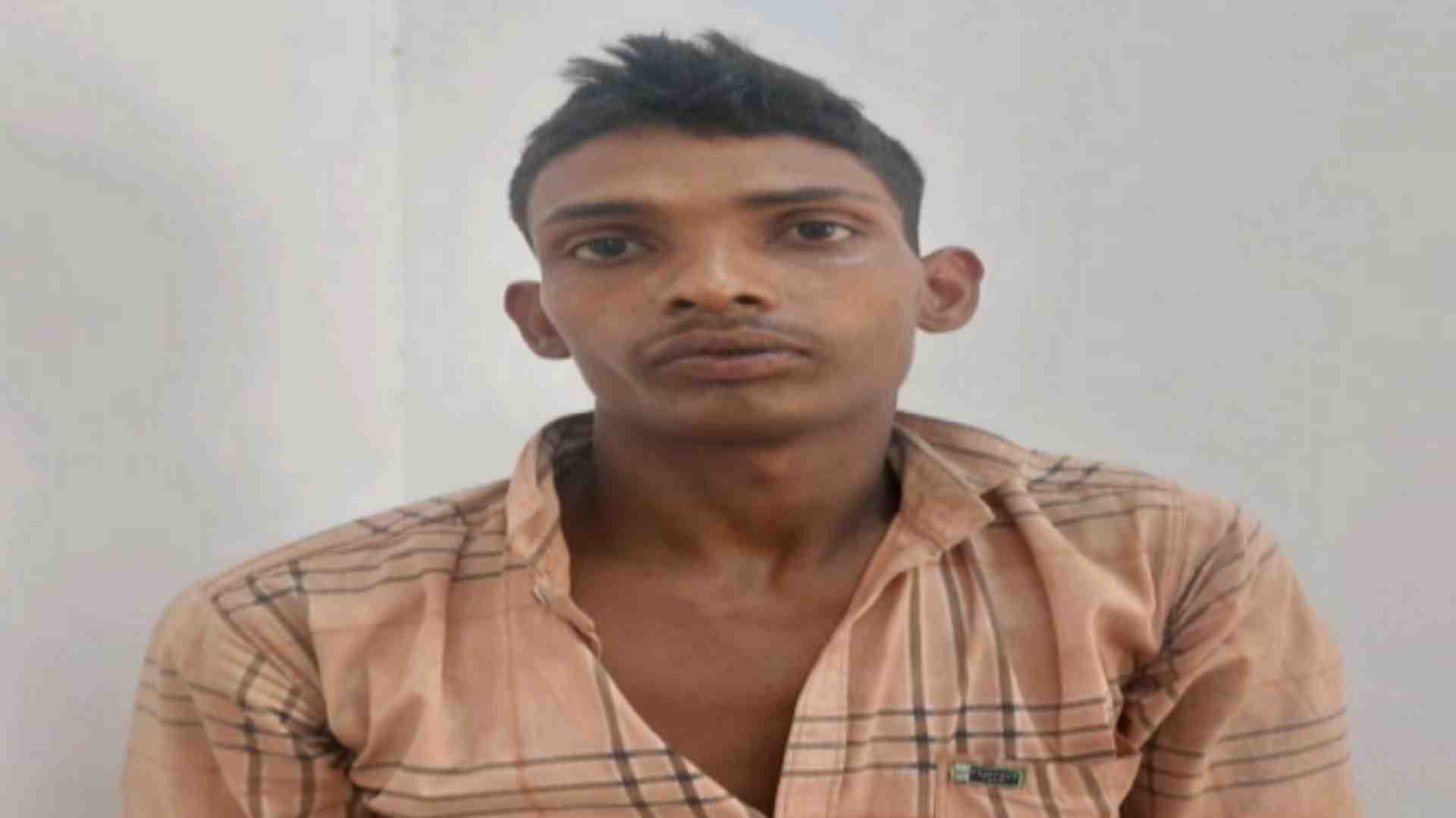 हत्या का आरोपी युवक।