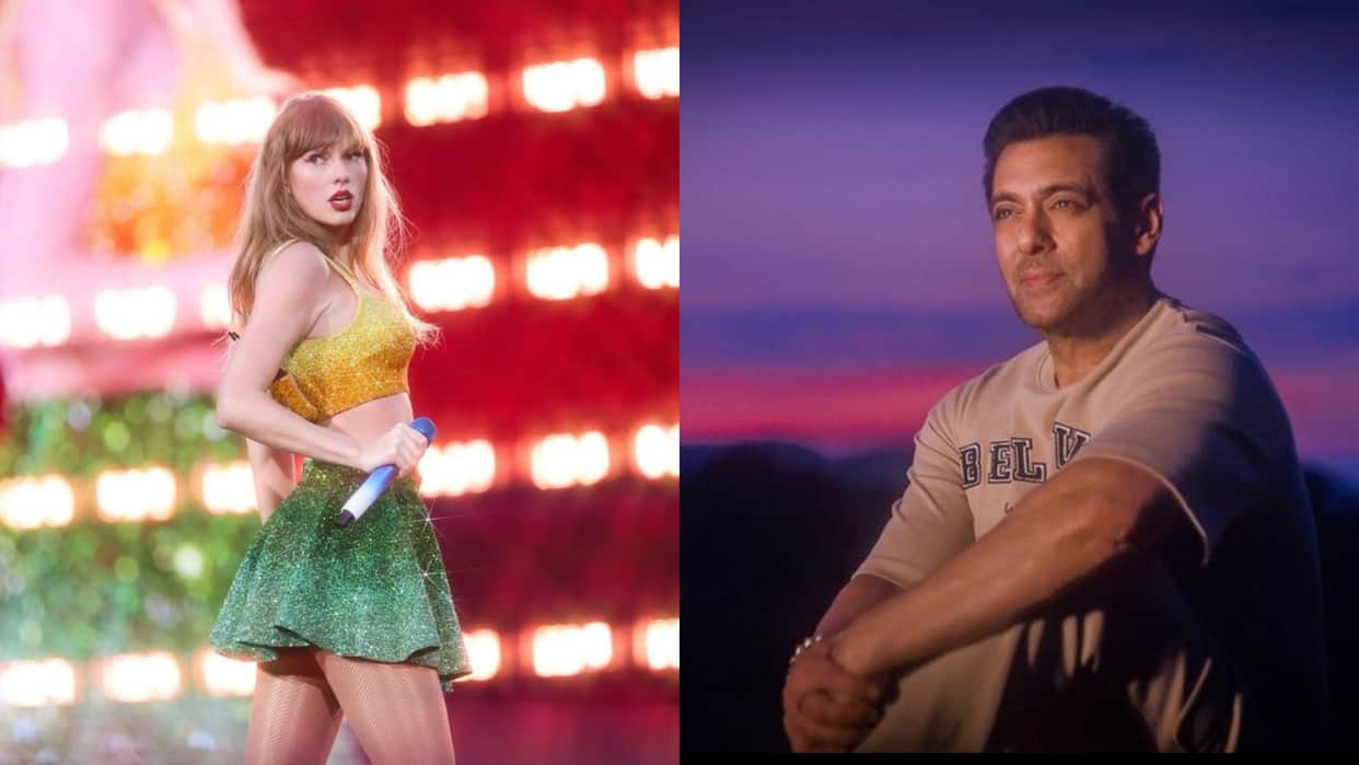 Taylor Swift getting trolled for dance steps during her Eras Tour netizens says salman khan dances better