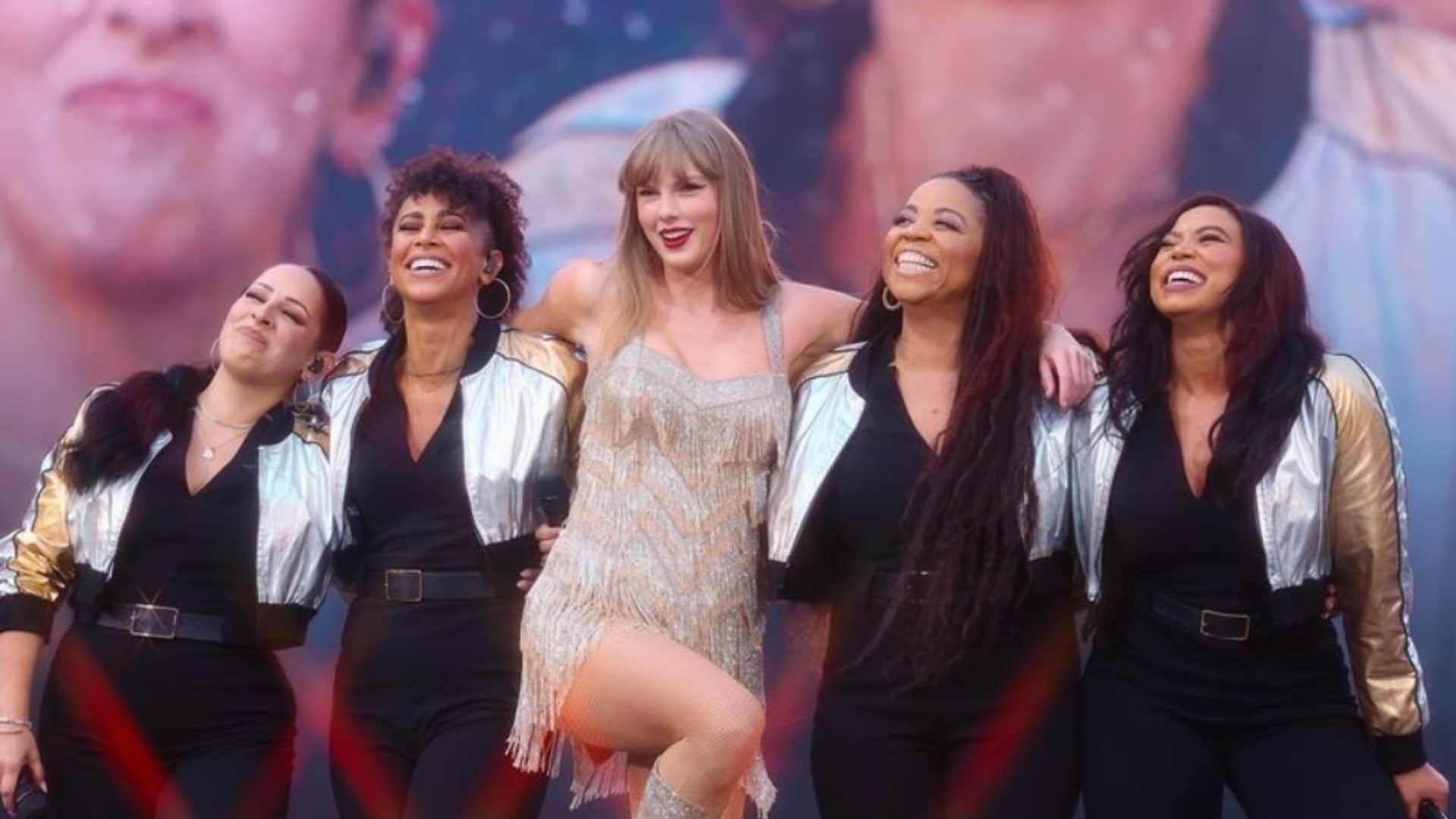 Taylor Swift getting trolled for dance steps during her Eras Tour netizens says salman khan dances better