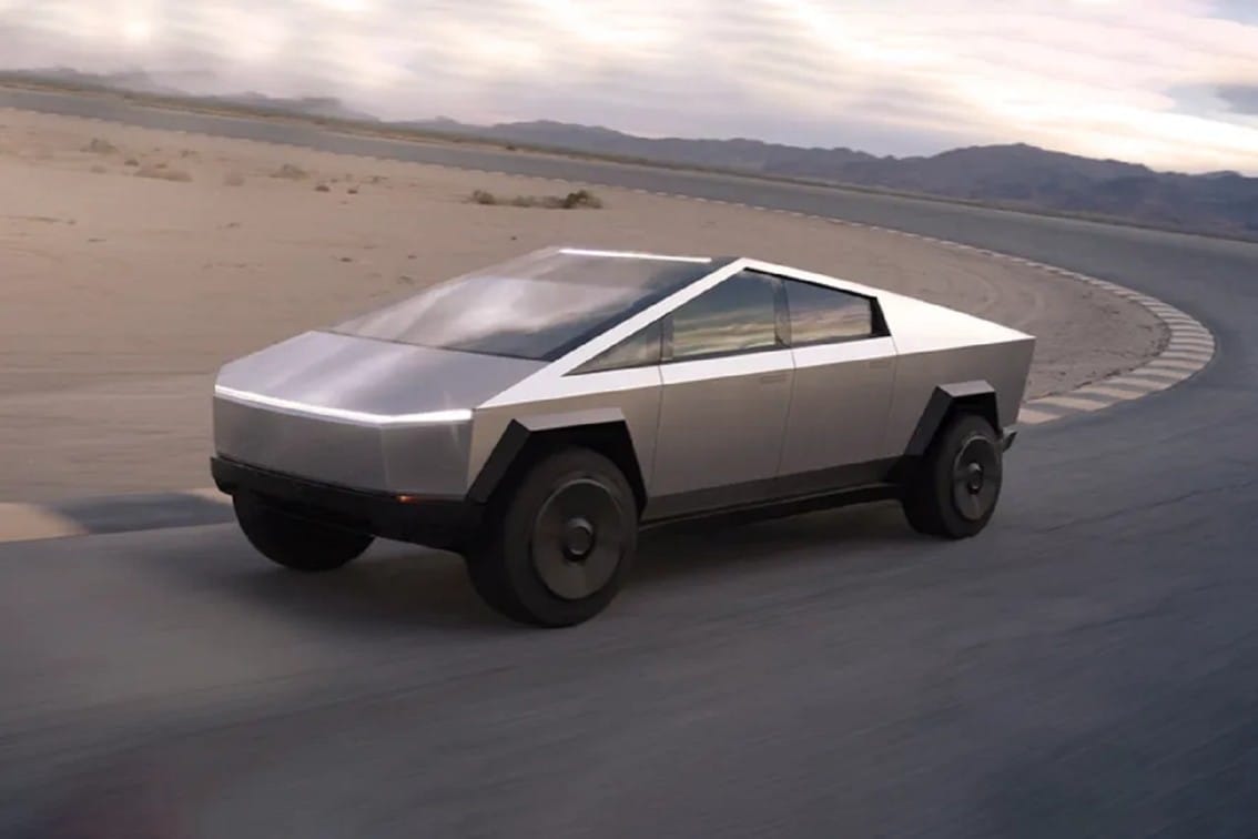 Tesla Cybertruck electric pickup fiery fatal crash driver dies in accident