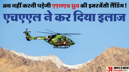 ALH Dhruv: अब ध्रुव हेलीकॉप्टर नहीं होगा हादसों का शिकार! HAL ने पकड़ ली नब्ज, जून के आखिर तक हो जाएगा इलाज ALH Dhruv: Dhruv helicopter will not be victim of accidents! HAL caught pulse, treatment done by end of June