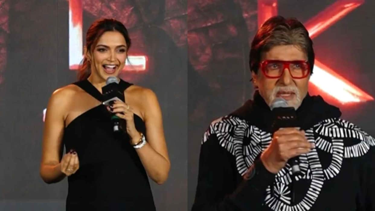 Kalki 2898 AD Pre Release Event Deepika Padukone Amitabh Bachchan admire Nag Ashwin share experience of film