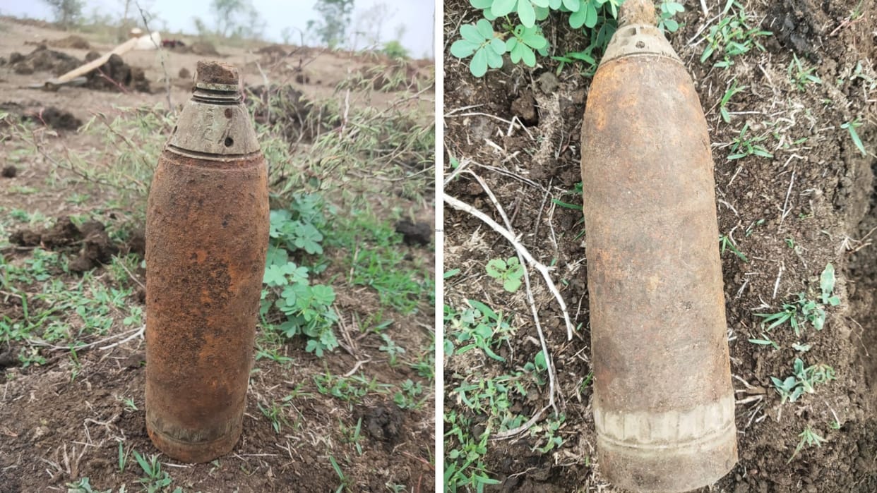 Sagar: There was a stir after finding a bomb in Sagar, bombs are often found near the army's firing range.