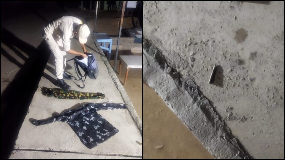 jammu: Suspicious bag with bullet and uniform recovered in samba police secrurity forces alert
