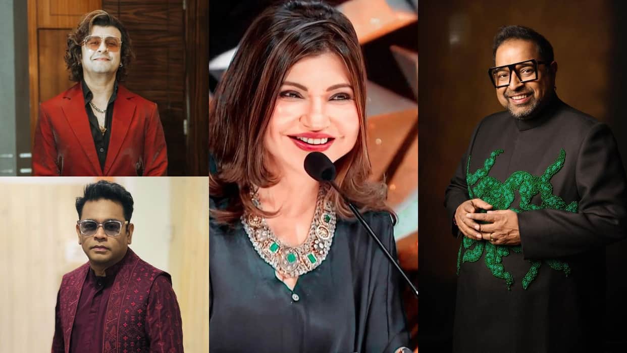 Alka Yagnik Singer Diagnosed With Rare Hearing Loss Sonu Nigam AR Rahman celebs prays for her speedy recovery