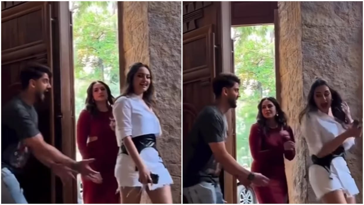 Sonakshi Sinha Zaheer Iqbal Wedding: when groom played prank with lady love on movie Double XL Set