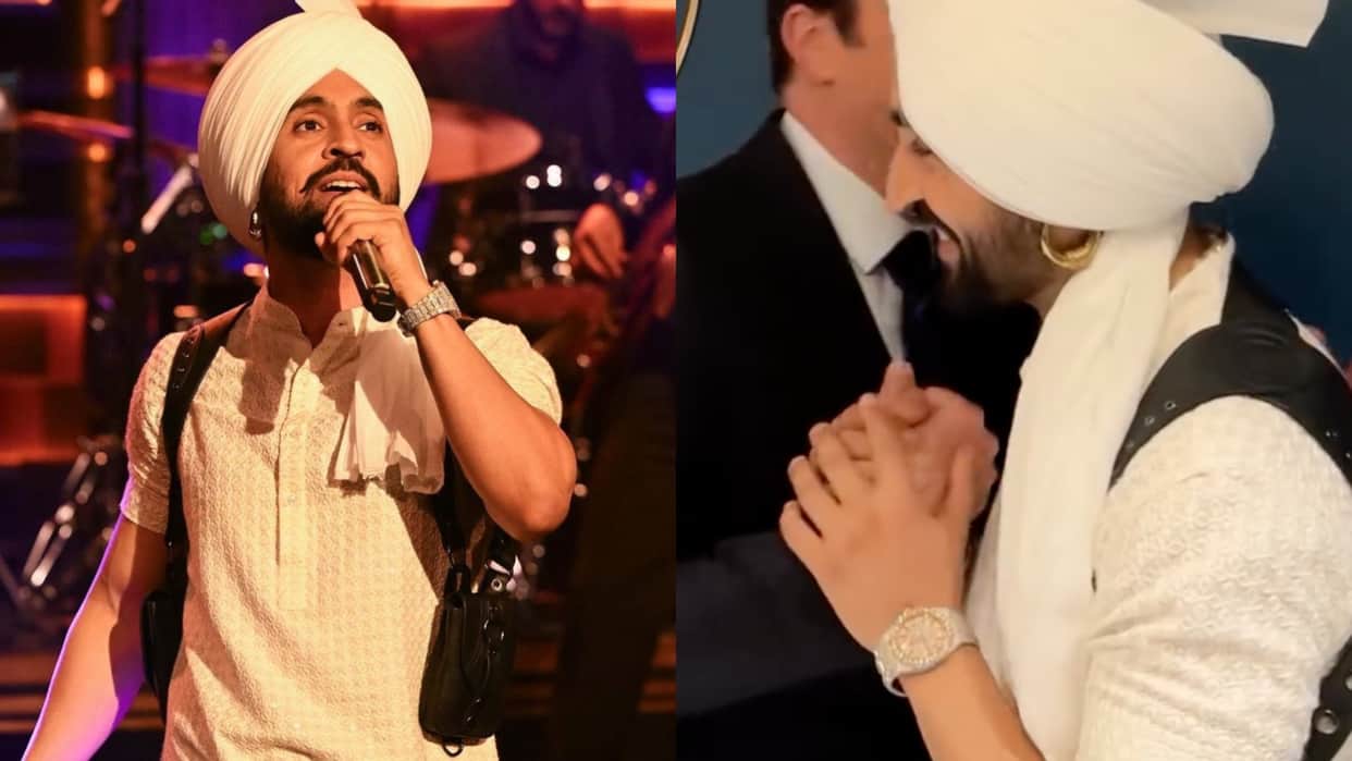 Diljit Dosanjh spotted 1.2 crore diamond encrusted watch in The Tonight Show Starring Jimmy Fallon see pics