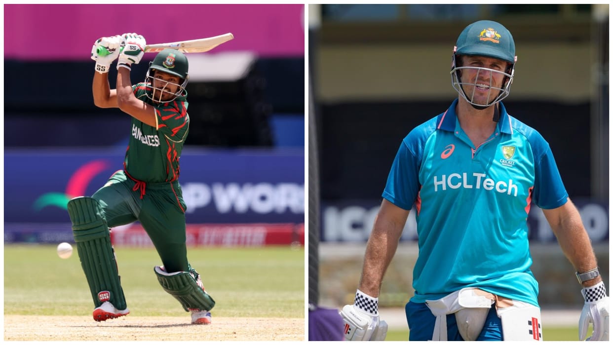 AUS vs BAN Dream11 T20 World Cup Super 8 Australia vs Bangladesh Playing XI Captain Vice-Captain Players List