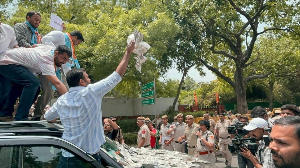 UGC-NET cancelled: NSUI members detained for protesting outside education minister's house
