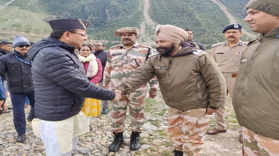 CM Pushkar Singh Dhami reached Gunji pithoragarh