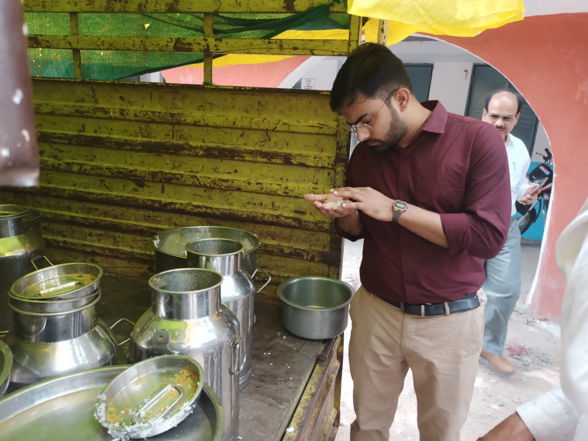 The quality of food in the school was poor notice was issued to the agency