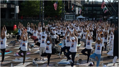International Yoga Day in Washington Celebrated With Enthusiasm Starts With Prayers and Classical Dance